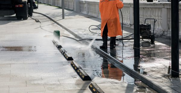 Parking Lot Pressure Washing in Binghamton