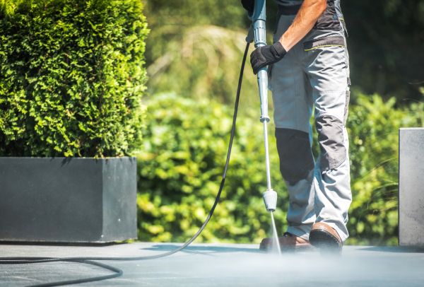 Patio Concrete Cleaning in Binghamton